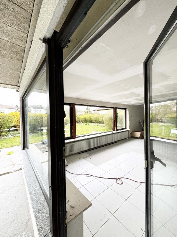 Kunststofffenster Rohbau Innenansicht in Rutesheim