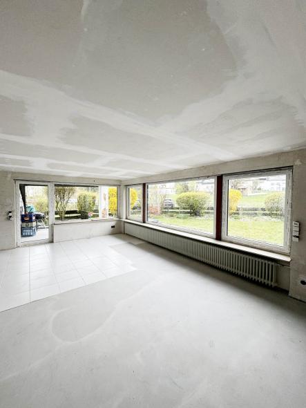Kunststofffenster Rohbau Innenansicht in Rutesheim