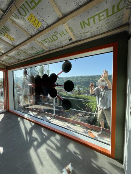 Großes Fenster für Fensterfront seitliche Ansicht in Leonberg