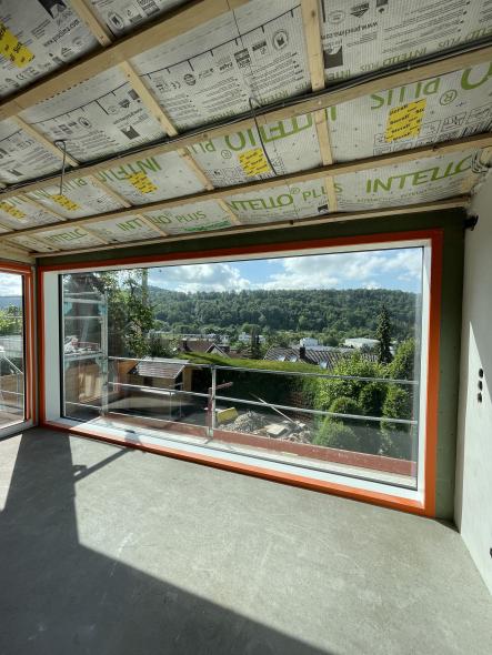 Großes Fenster für Fensterfront eingesetzt in Leonberg