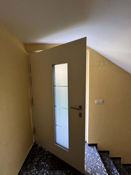 Haustür weiß Innenansicht